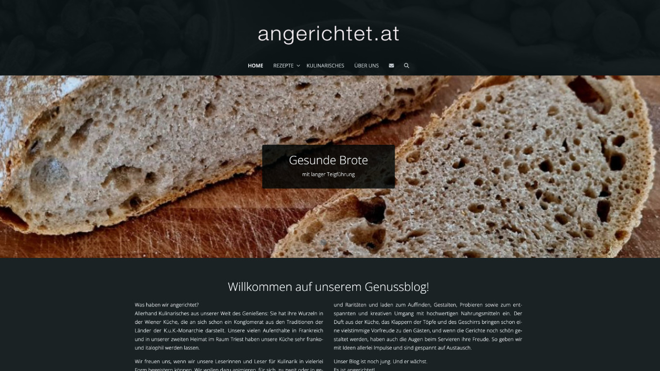 angerichtet.at